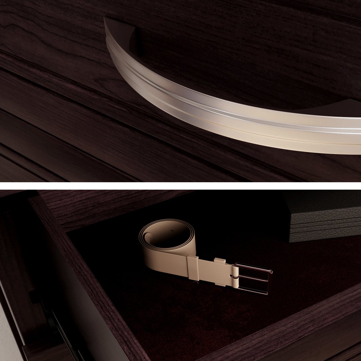 Solid Wood Closet Organizer with 2 Drawers and Doors Modern - John Louis Home - Closet Organizers