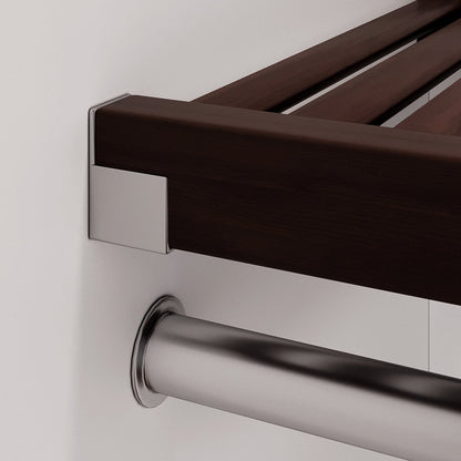 Solid Wood Closet Organizer with 2 Drawers and Doors Modern - John Louis Home - Closet Organizers